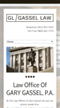 Mobile Screenshot of gassellaw.com