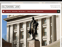 Tablet Screenshot of gassellaw.com